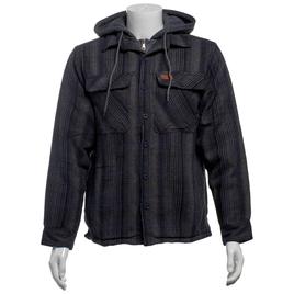 Mens Mountain Ridge Flannel Jacket & Chest Protector -  Blue/Grey