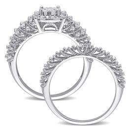 Diamond Classics™ 1/3ctw. Diamond Sterling Silver Bridal Ring Set
