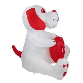 Northlight Seasonal 4' Inflatable Valentine's Day Doggie Decor
