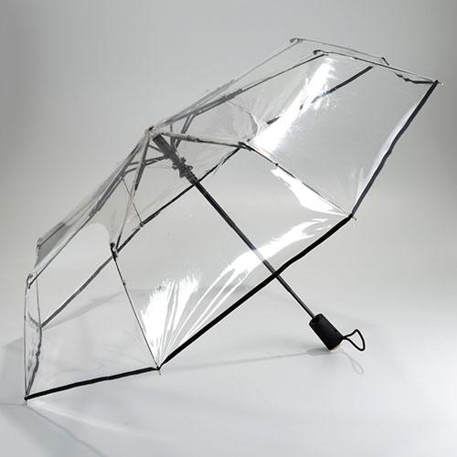 Totes Ultra Clear Auto Open Umbrella