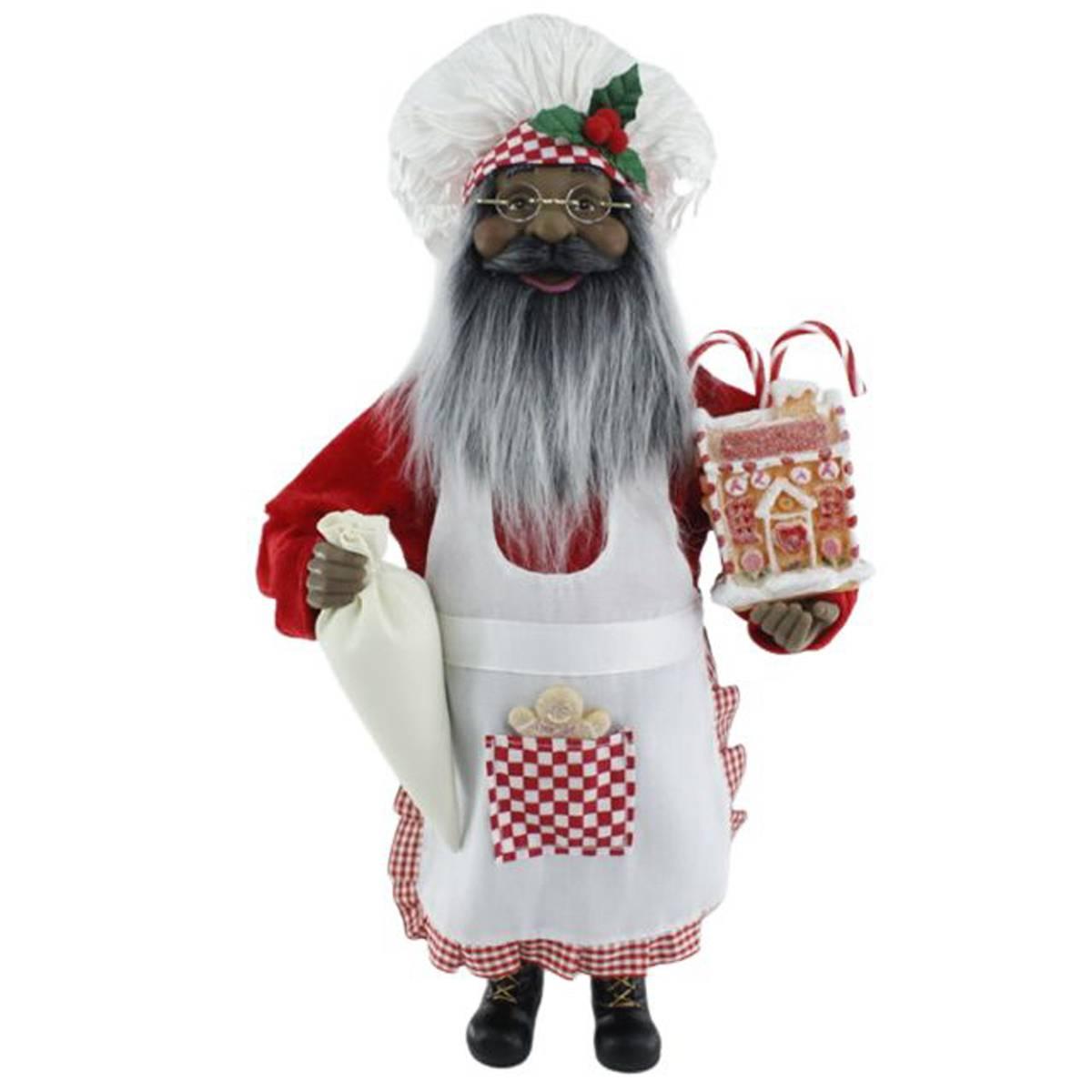 Windy Hill Santa Black Gingerbread
