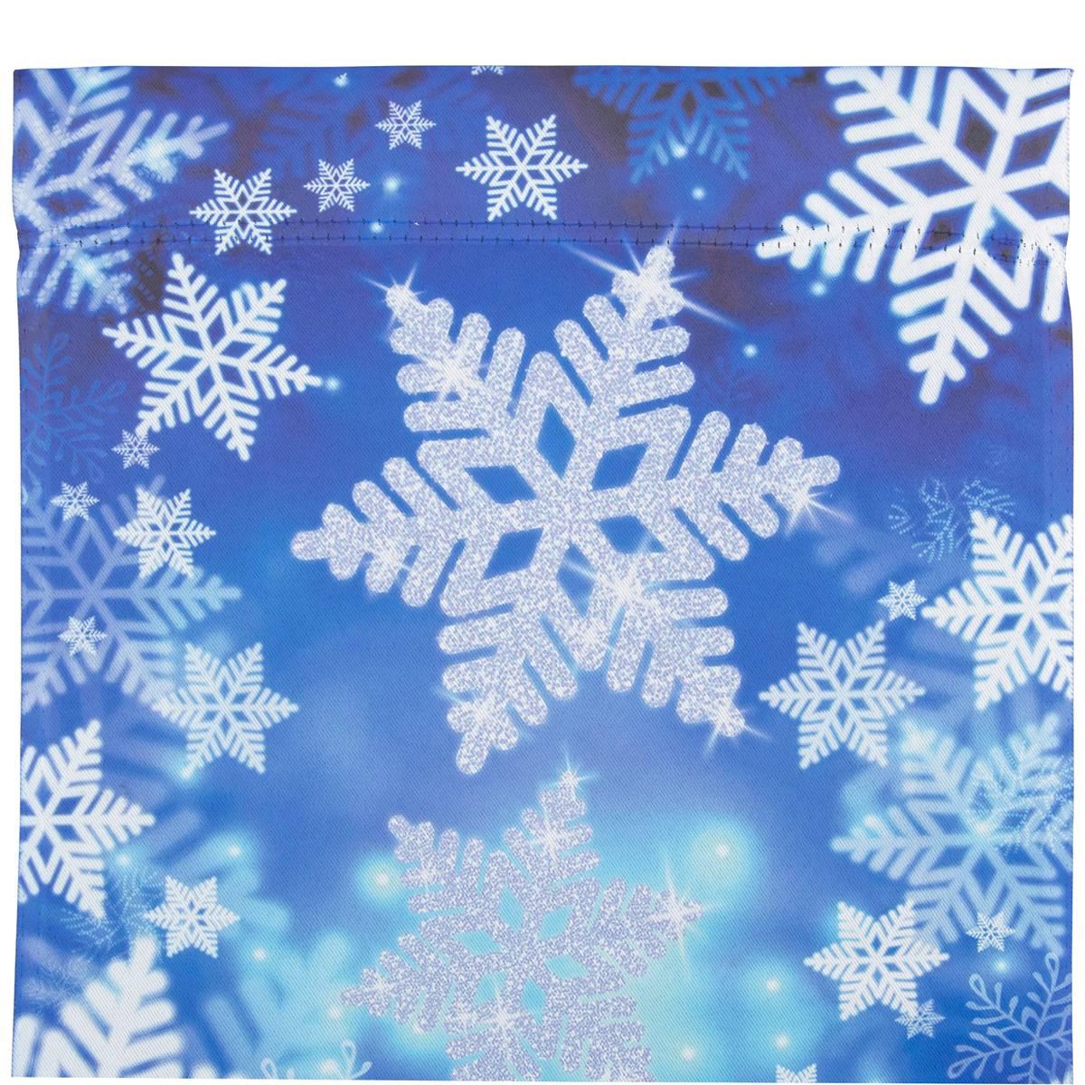 Northlight Seasonal Snowflakes Outdoor Garden Flag
