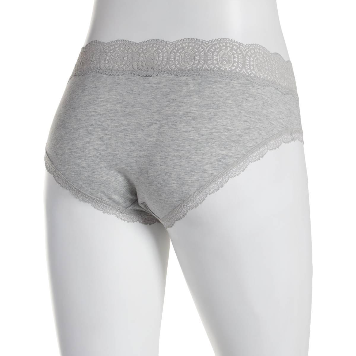 Womens René Rofé Waist No Time Hipster Panties 156658-HGRY