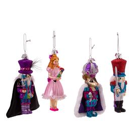 Kurt S. Adler 4pc. Noble Gems™ Glass Nutcracker Ornament Set