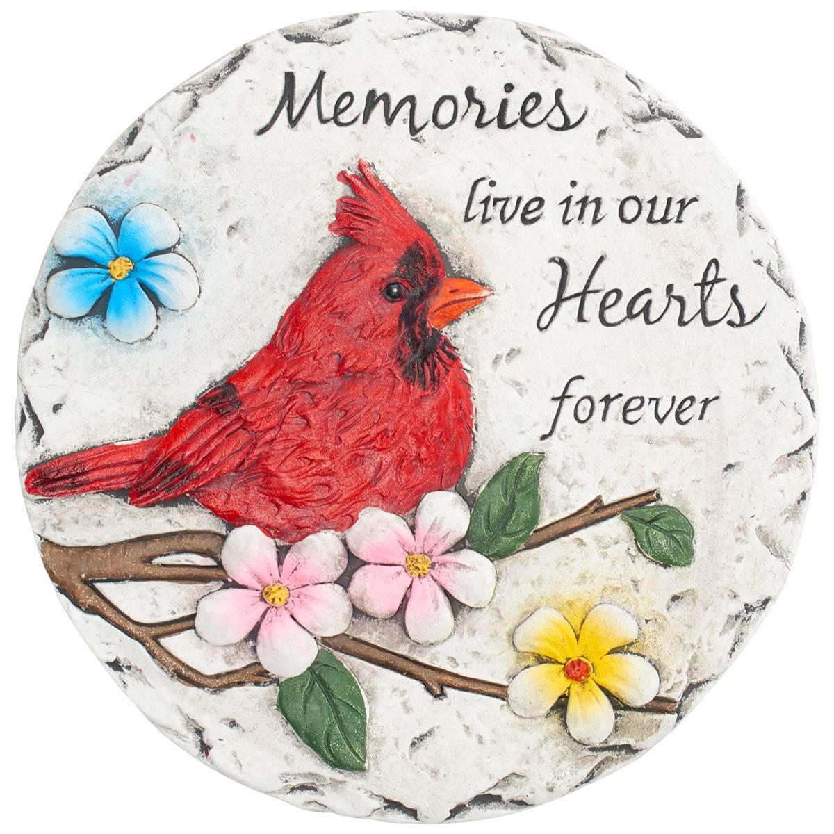 Memorial Cardinal Memories Garden Stepping Stone
