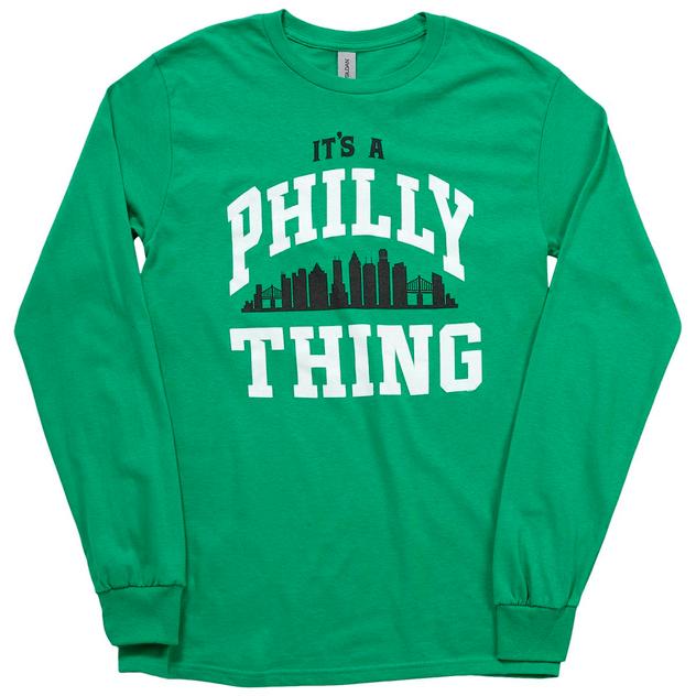 Boys (8-20) Long Sleeve Philly Thing Tee - Green