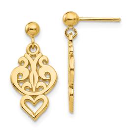 Gold Classics(tm) 14kt. Gold Fancy Dangle Earrings
