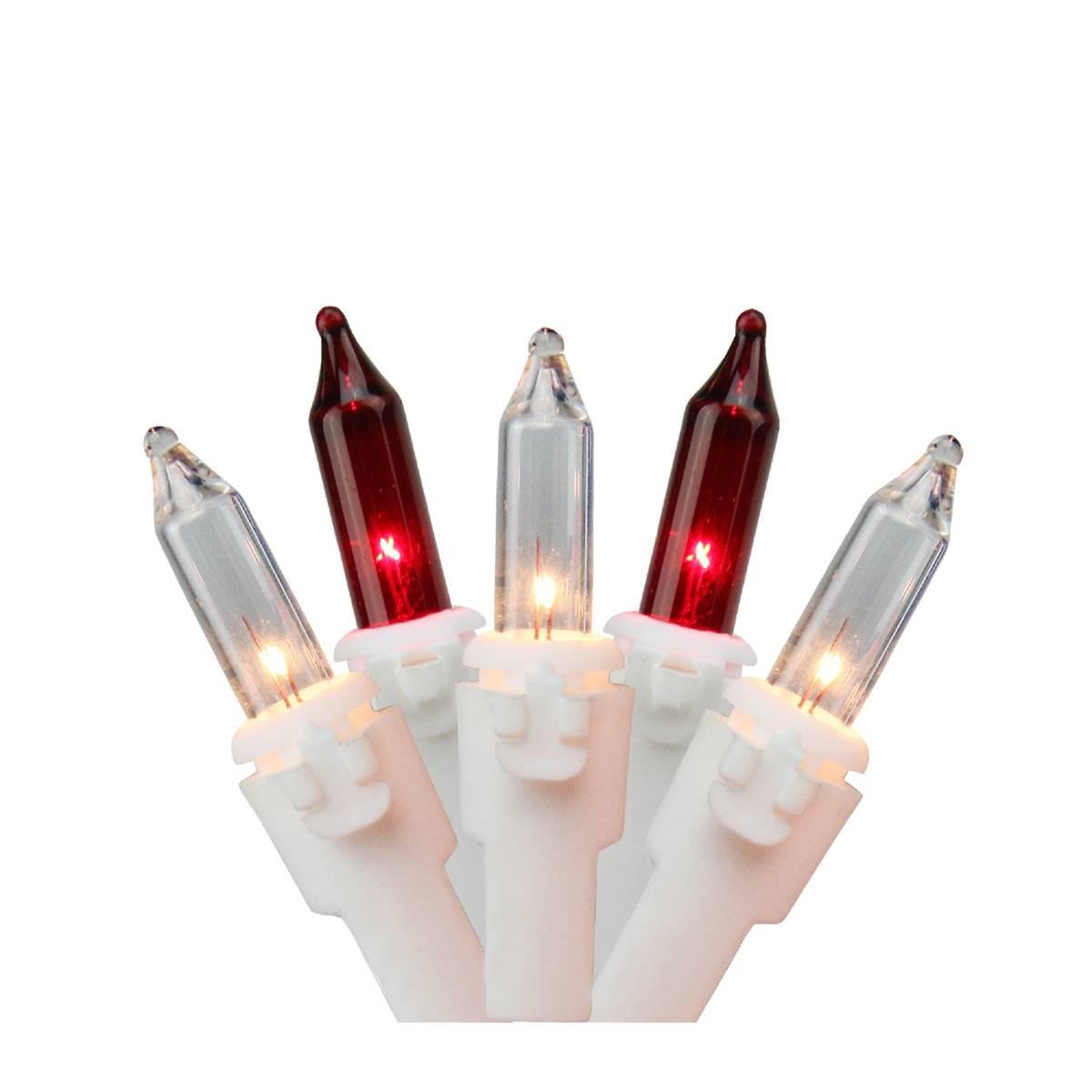 Northlight Seasonal 50ct. Red/Clear Mini Icicle Christmas Lights