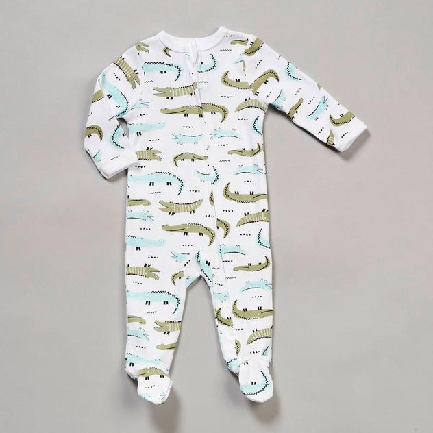 Baby Boy (NB-9M) Mini Hop Alligator Footie