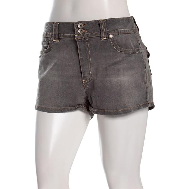 Juniors Love Tree 2 Button Denim Shorts
