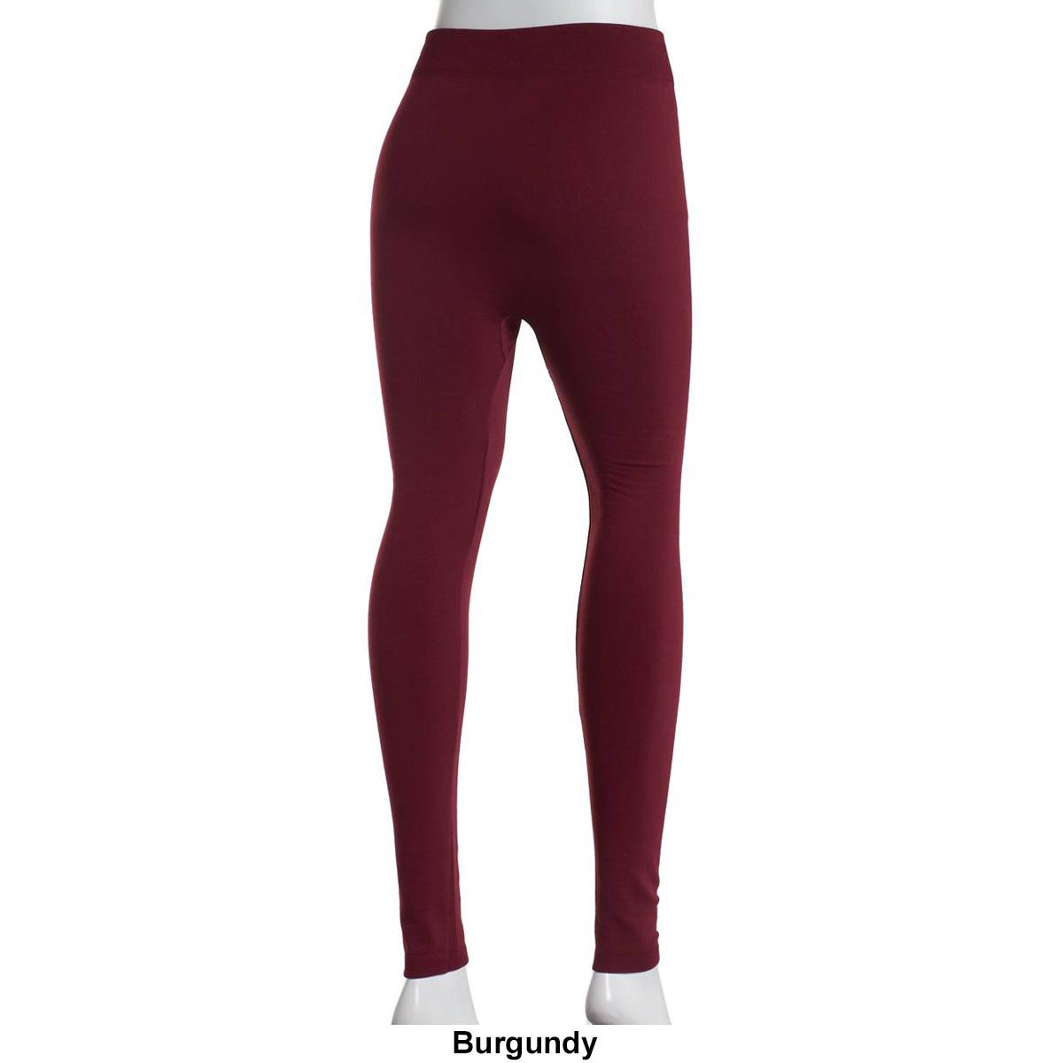 Womens Seven Apparel Fleece Lined Solid Leggings