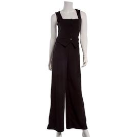 Juniors Madden Girl Knit Dobby Square Neck Vest Jumpsuit