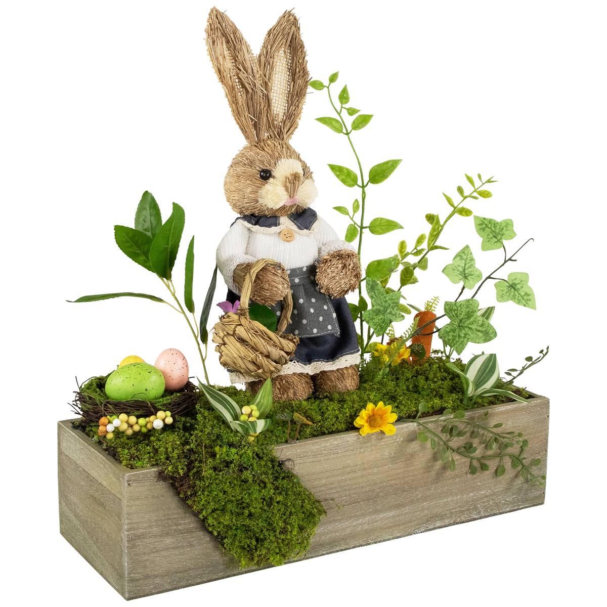 Northlight Seasonal Boxed Garden w/ Bunny Easter Décor