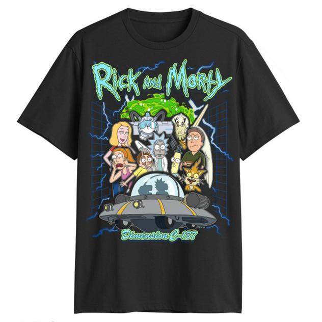 Young Mens Rick & Morty Graphic Short Sleeve Tee
