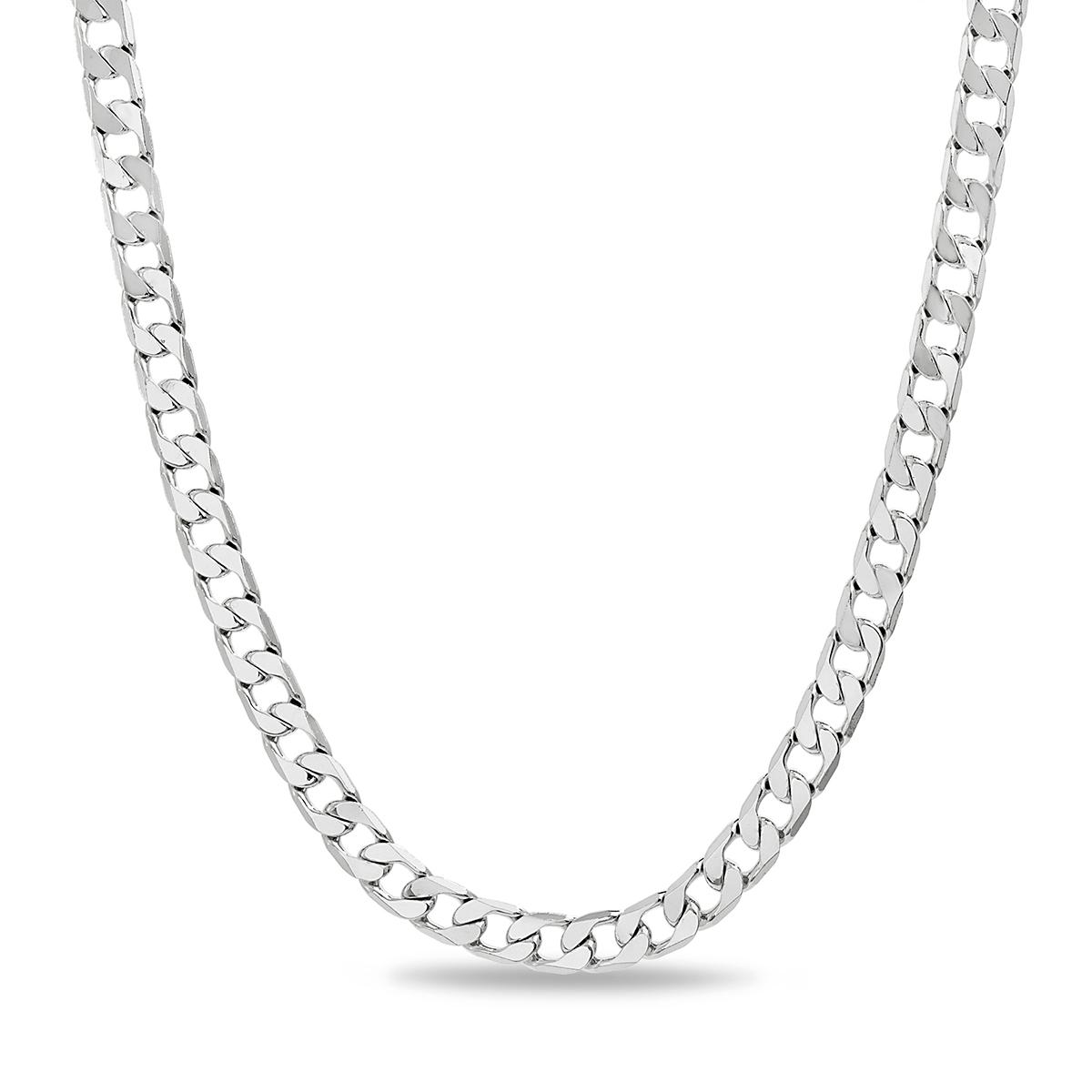Mens Creed Stainless Steel Cuban Chain Necklace