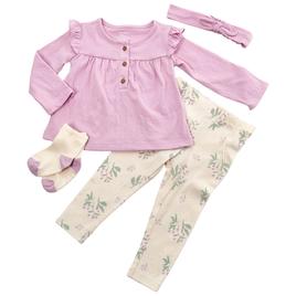Baby Girl (NB-12M) Carter''s(R) Floral Set W/Socks & Headband