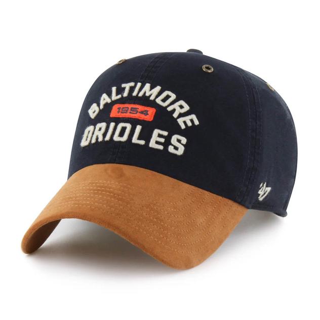 Mens '47 Brand Orioles Raftes Vintage Clean Up Cap