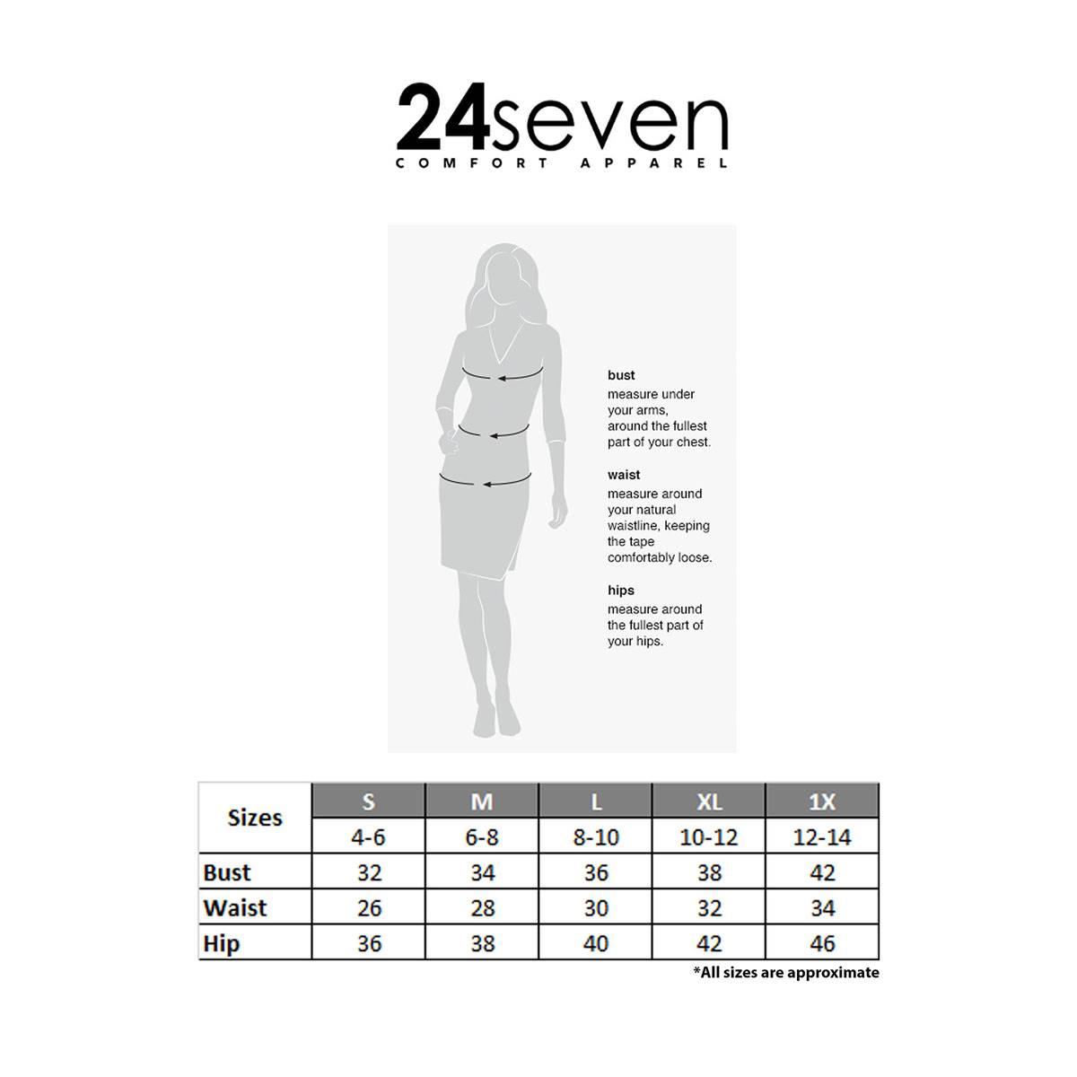 Womens 24/7 Comfort Apparel Tropical A-Line Knee Length Dress
