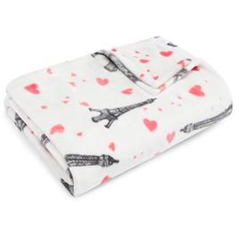 Betsey Johnson Paris Love Ultra Soft Plush Throw Blanket