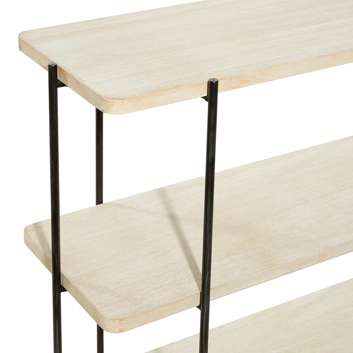 9th & Pike® Rectangular Wood 3-Tier Console Table