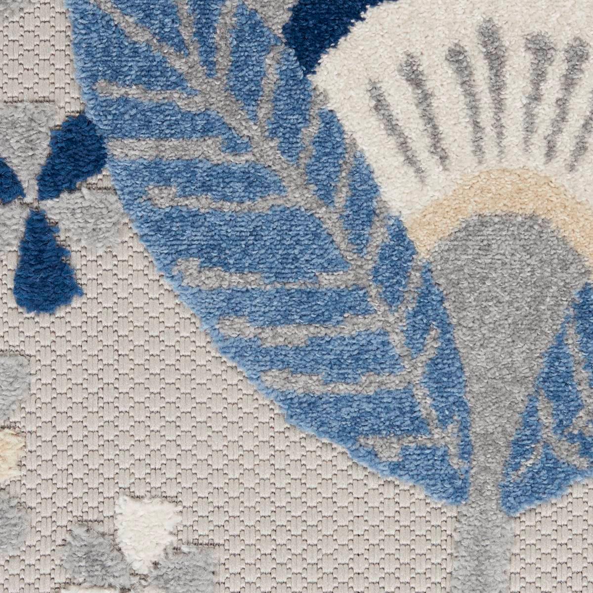 Nourison Aloha Floral Contemporary Round Rug