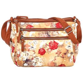 Bueno Multi Zip Camera Washed Hobo - Sand/White