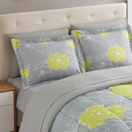 Sweet Home Collection Florence 7pc. Bed-in-A-Bag Floral Comforter