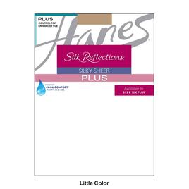 Plus Size Hanes® Silk Reflections Plus Silky Sheer Pantyhose