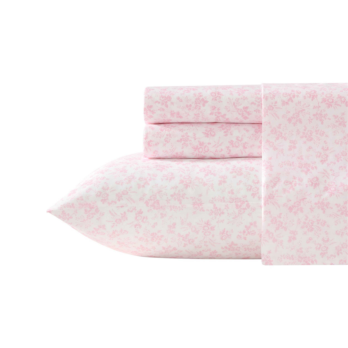 Laura Ashley(R) Floral Toile Sheet Set