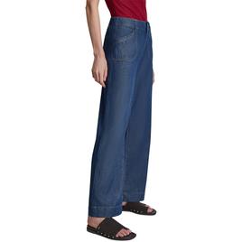 Womens DKNY High Rise Straight Leg Denim Pants
