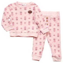 Baby Girl (12-24M) Emily & Oliver 2pc. Floral Joggers Set
