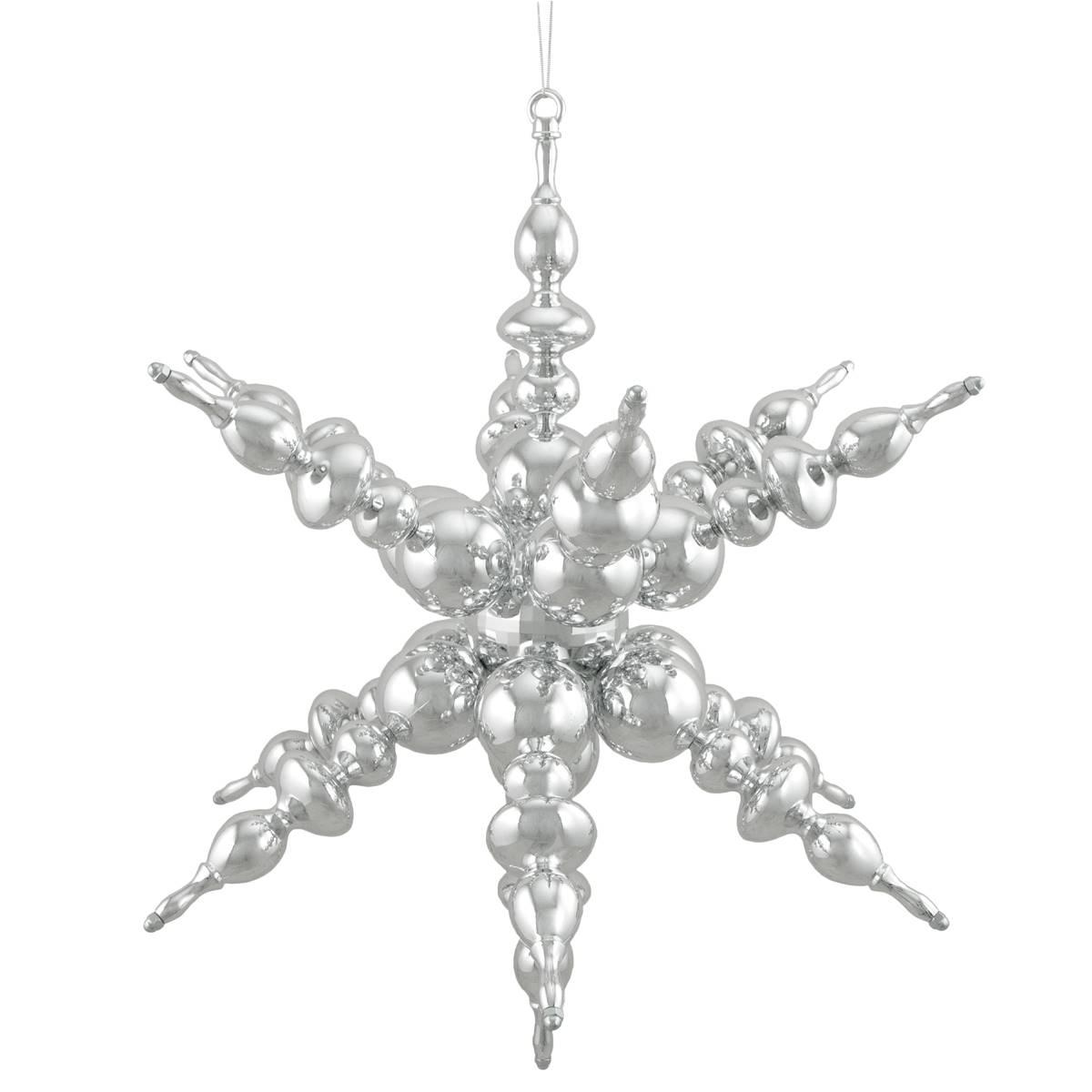 Northlight Seasonal 24in. Sunburst Snowflake Christmas Ornament