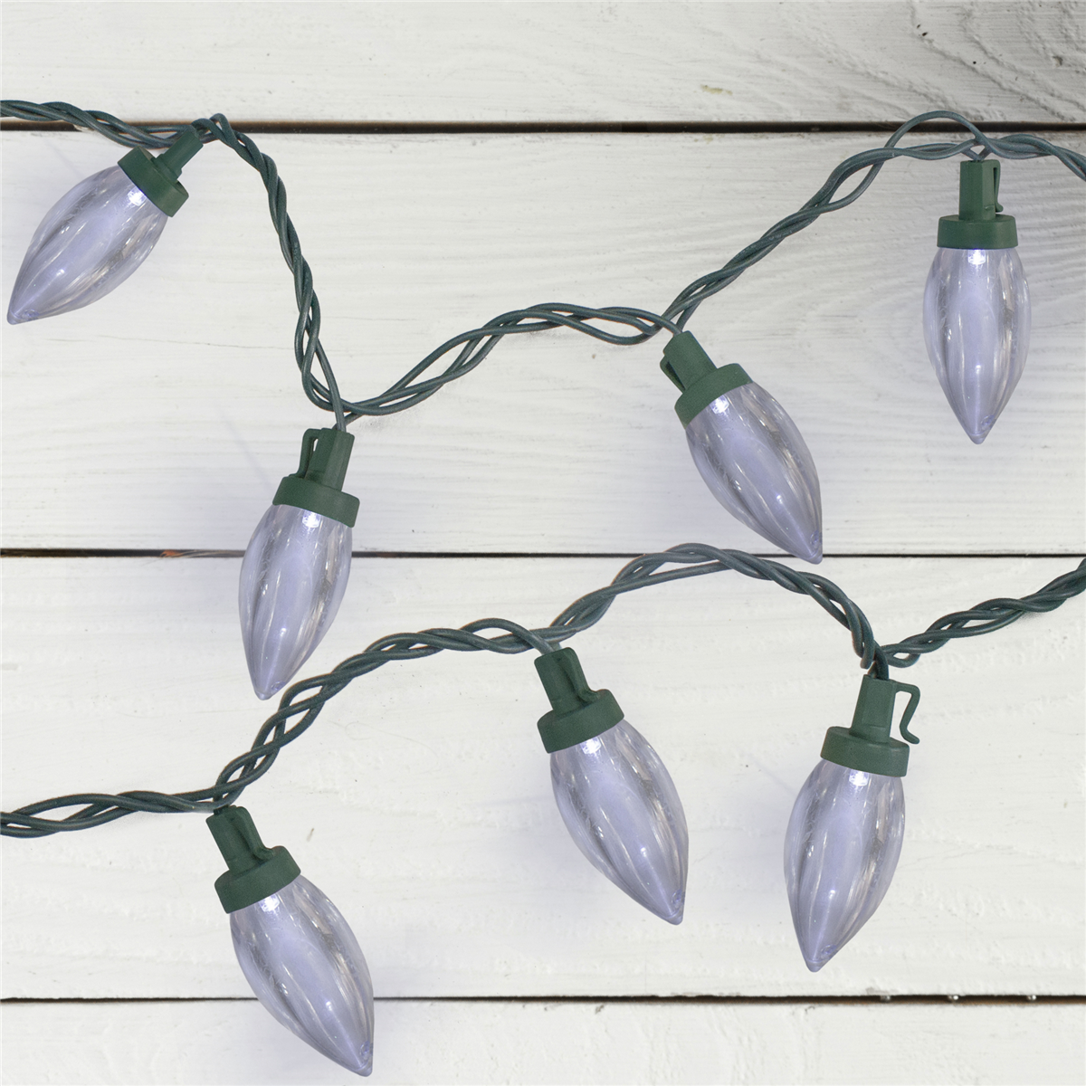 Northlight 20.25ft. Pure White LED C9 Christmas Lights