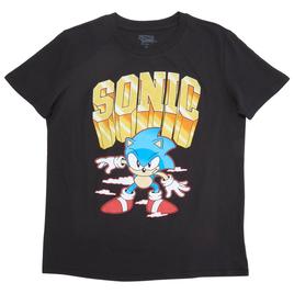 Boys (8-20) Freeze Short Sleeve Sonic Graphic Tee - Black