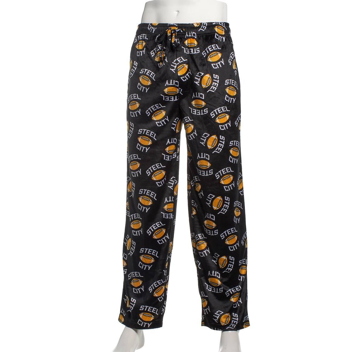 Mens Tailgate Pittsburgh Football Steel City Pajama Pants