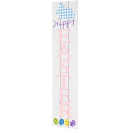 Northlight Seasonal Happy Easter Wooden Porch Sign