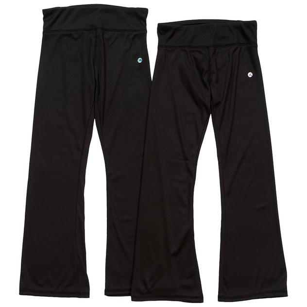 Girls (7-16) RBX 2pk. Ribbed Flare Leggings