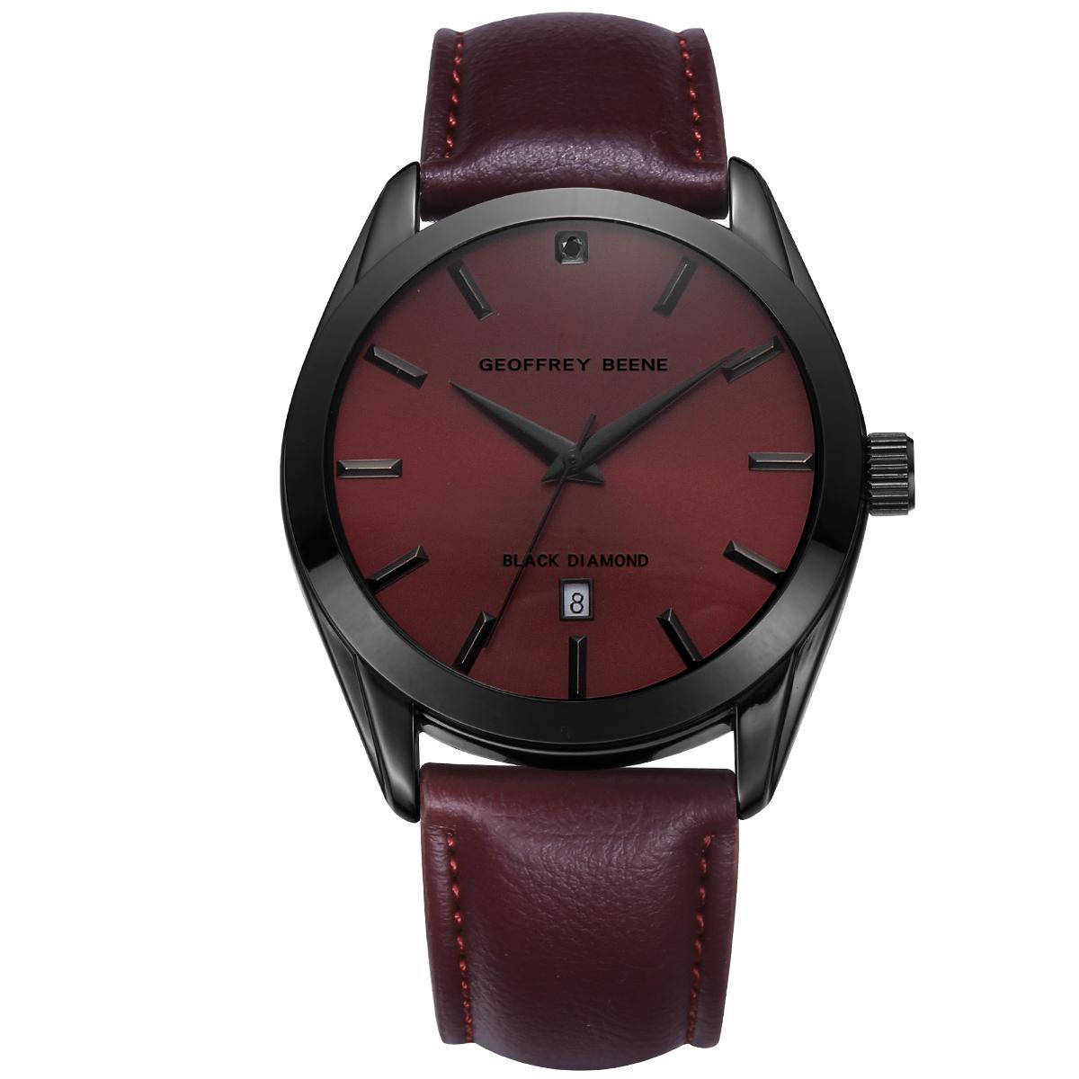 Mens Geoffrey Beene Genuine Black Diamond Watch - GBC0018GU