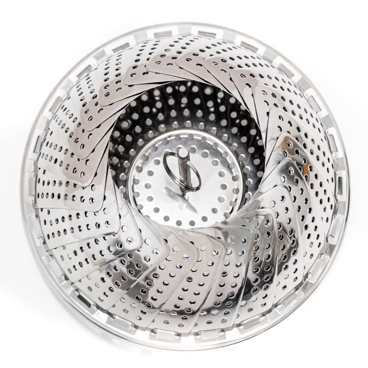 BergHOFF Stainless Steel 10in. Foldable Steamer Basket