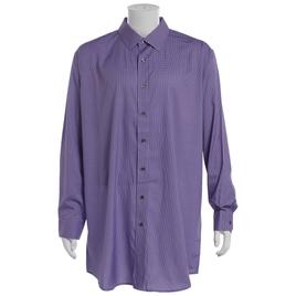 Mens Big & Tall Christian Aujard Stretch Dress Shirt - Purple