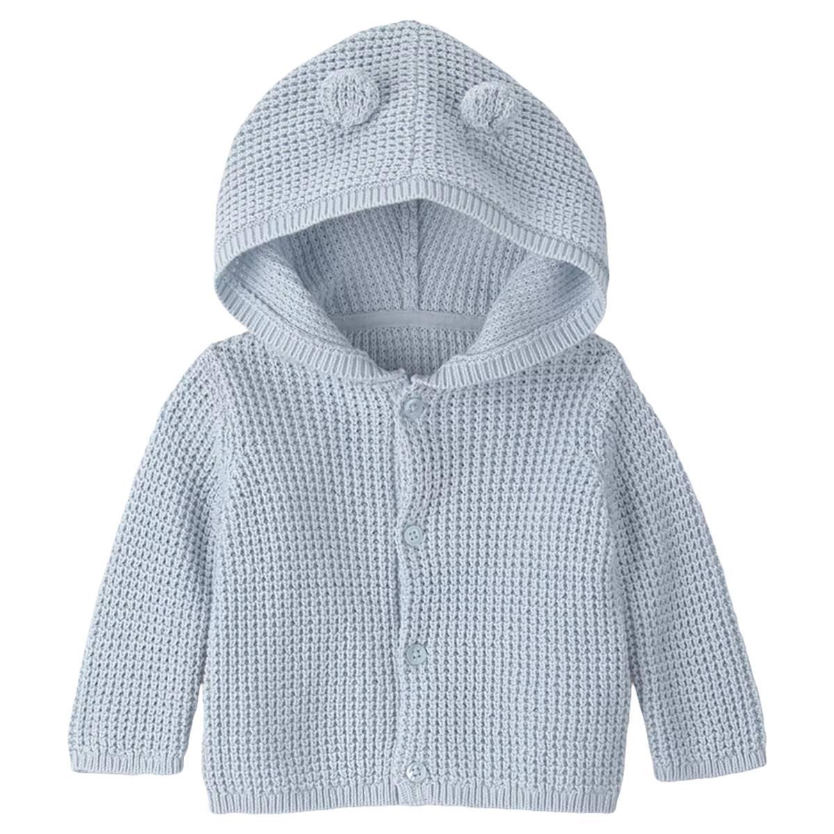 Baby Unisex (NB-12M) Carter’s® Solid Cardigan with Ear Hood