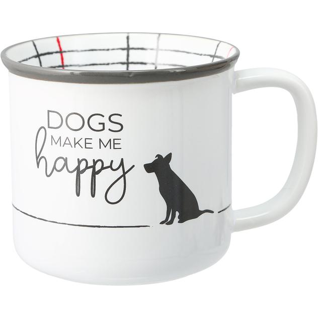 Pavilion Furever Pawsome 18oz. Dogs Make Me Happy Mug