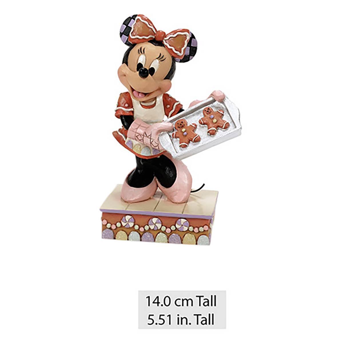 Jim Shore Disney Traditions Minnie w/ Cookies Christmas Figure