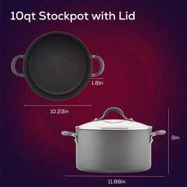 Circulon® Radiance 10qt. Hard-Anodized Non-Stick Wide Stockpot