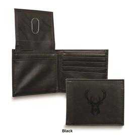 Mens NBA Milwaukee Bucks Faux Leather Bifold Wallet