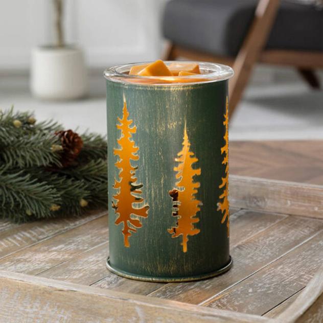 Candle Warmers Etc. Golden Pines Vintage Bulb Illumination Warmer