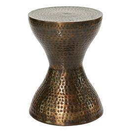 9th & Pike(R) Bronze Iron Country Accent Table