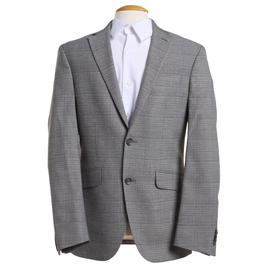 Mens Kenneth Cole® Reaction™ Plaid Slim Fit Suit Jacket - Grey