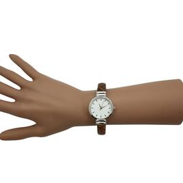 Womens Olivia Pratt™ Faux Snake Skin Bangle Women Watch