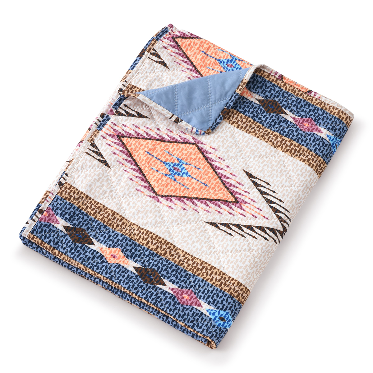 Greenland Home Fashions(tm) Cheyenne Reversible Quilted Throw Blank